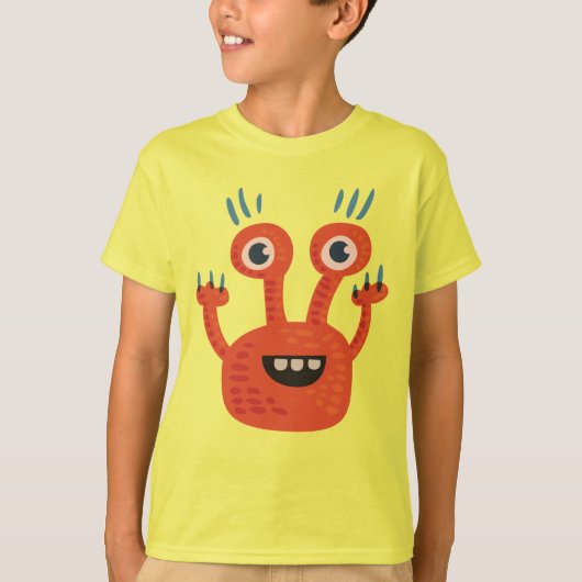 Cute Monster Kawaii Creature T-shirt (Voorkant)