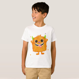Cute Monster Kids T-shirt, verjaardagscadeau voor  T-shirt