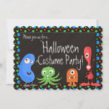 Cute Monster Kinder Halloween Costume Party