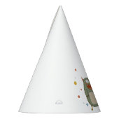 Cute Monster met ballonvaardag Feesthoedjes (Links)