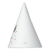 Cute Monster met ballonvaardag Feesthoedjes (Rechts)