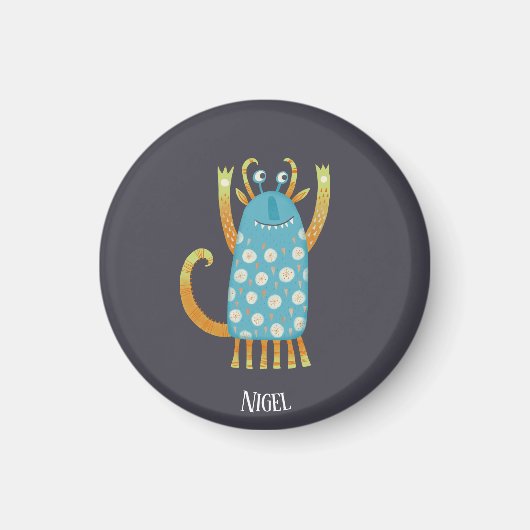 Cute Monster op maat Magneet (Voorkant)