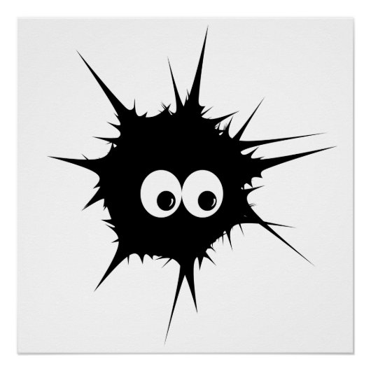 Cute monster perfect poster (Voorkant)