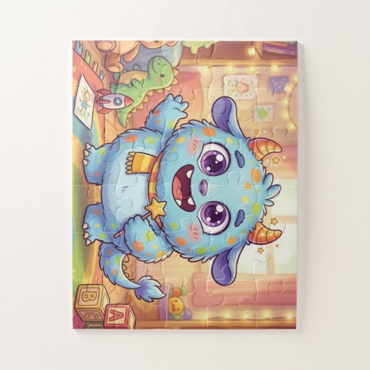 Cute Monster Puzzel (Verticaal)