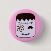 Cute Monster Ronde Button 3,2 Cm (Voorkant)