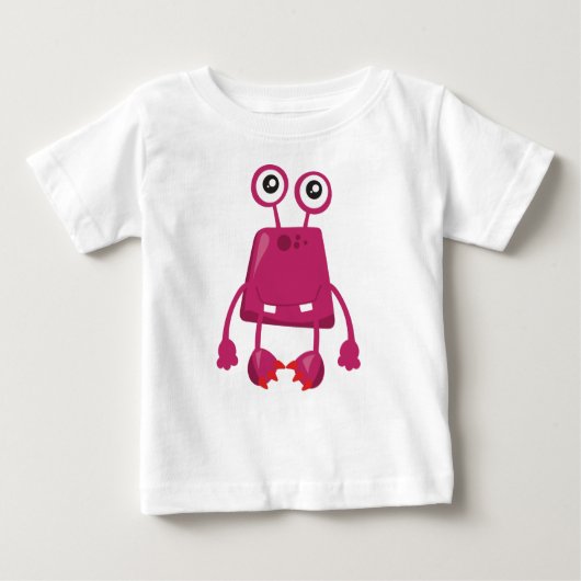 Cute Monster, Roze Monster, Funny Monster, Gekke (Voorkant)