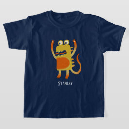 Cute Monster Stanley Custom Name T-shirt