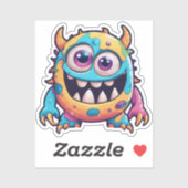 Cute monster sticker (Vel)