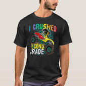 Cute Monster Truck Afstuderen Boys I Crush Seco T-shirt (Voorkant)