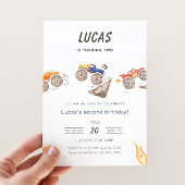 Cute Monster Trucks Verjaardagsfeestje voor elke l Kaart