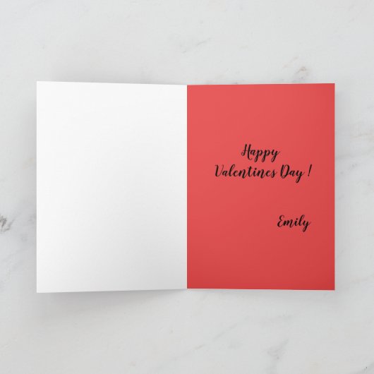 Cute Monster Valentijnskaart Feestdagen Kaart (Binnen)