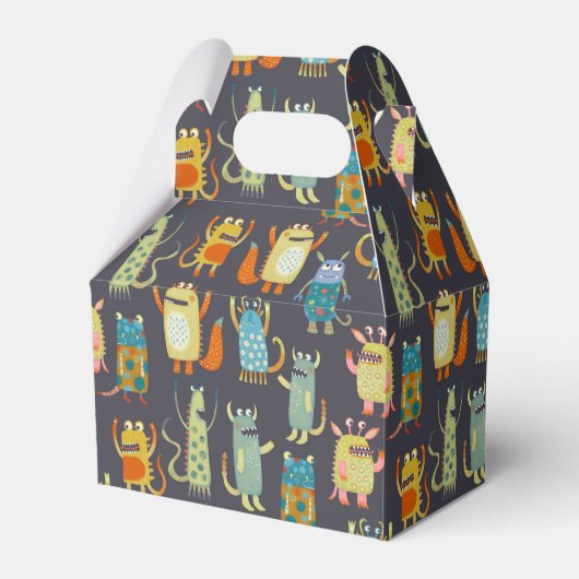 Cute Monsters Bedankdoosjes (Voorkant Zijde)