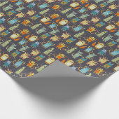 Cute Monsters Cadeaupapier (Hoek)