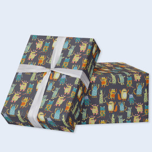 Cute Monsters Cadeaupapier