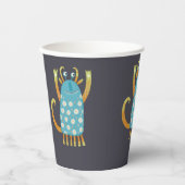 Cute Monsters gepersonaliseerd Papieren Bekers (Voorkant)
