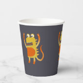 Cute Monsters gepersonaliseerd Papieren Bekers (Voorkant)