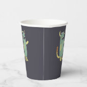 Cute Monsters gepersonaliseerd Papieren Bekers (Rechts)