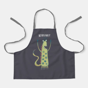 Cute Monsters gepersonaliseerd Schort