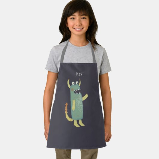 Cute Monsters gepersonaliseerd Schort (Insitu)