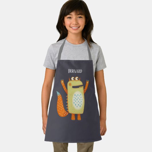 Cute Monsters gepersonaliseerd Schort (Insitu)