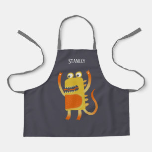 Cute Monsters gepersonaliseerd Schort