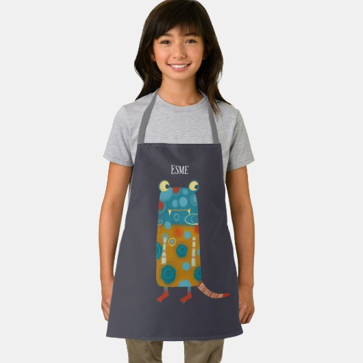 Cute Monsters gepersonaliseerd Schort (Insitu)