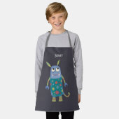 Cute Monsters gepersonaliseerd Schort (Gedragen)