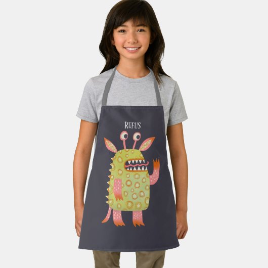 Cute Monsters gepersonaliseerd Schort (Insitu)