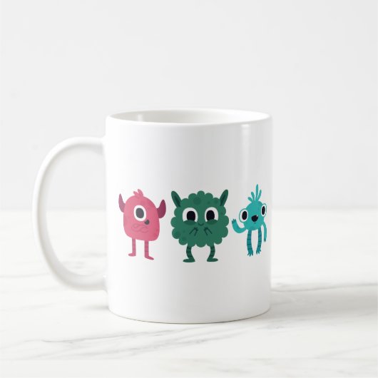 Cute Monsters Koffiemok (Links)