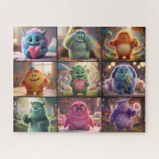 Cute Monsters Puzzle Legpuzzel