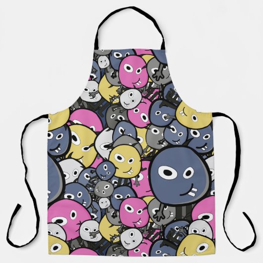 Cute Monsters Schort (Voorkant)