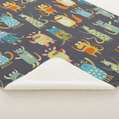 Cute Monsters Sherpa Deken (3/4)