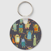 Cute Monsters Sleutelhanger (Voorkant)