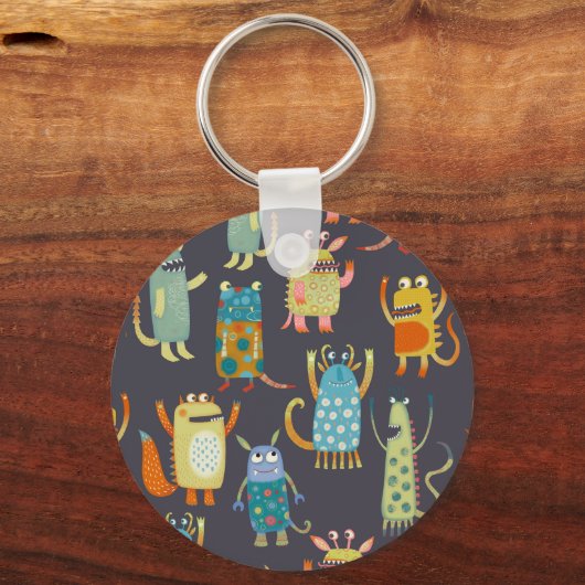 Cute Monsters Sleutelhanger (Voorkant)