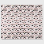 Cute Moo Koeien Gift Wrap Cadeaupapier (Vlak)