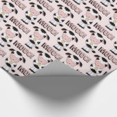 Cute Moo Koeien Gift Wrap Cadeaupapier (Hoek)