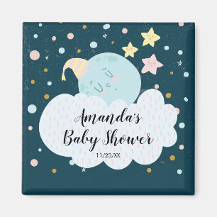CUTE Moon Baby shower Favor Magnet