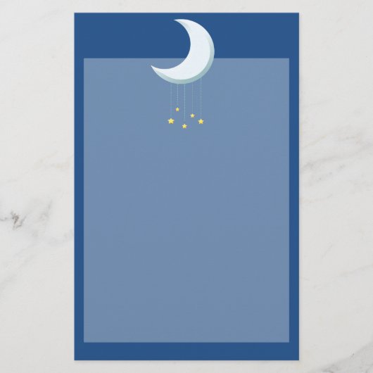 Cute moon Briefpapier (Voorkant)
