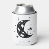Cute Moon en sterren sketch Blikjeskoeler (Blikje Voorkant)