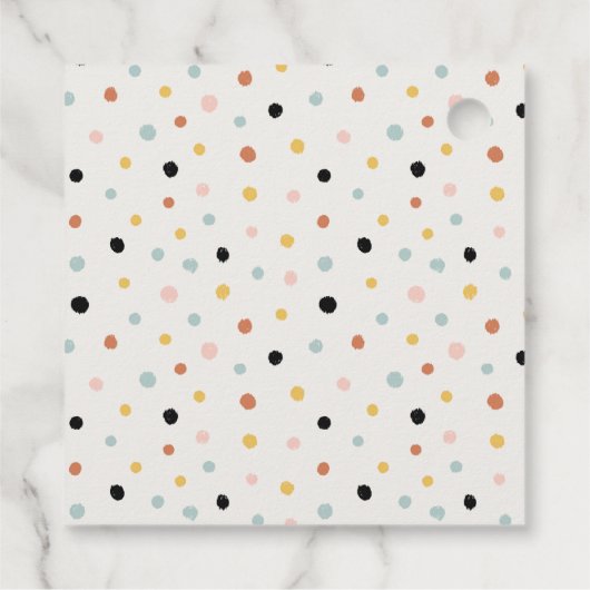 Cute Moon Stars Elephant Bunny Neutral Baby shower Bedankjes Labels (Achterkant)