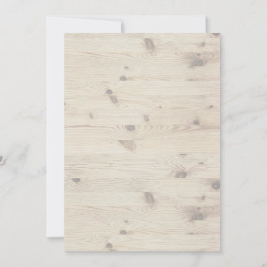 Cute Moose Baby shower Kaart (Achterkant)