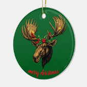 cute moose design keramisch ornament (Links)