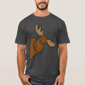 Cute Moose Elk Deer Funny Alaska Moose Small gift T-shirt (Voorkant)