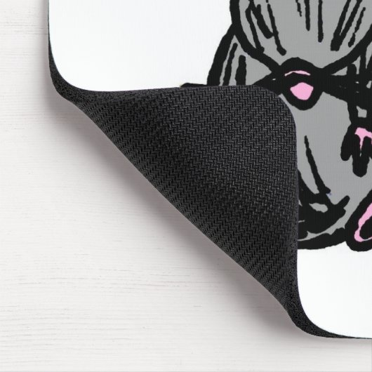 Cute Mooska Mouse Mousepad Muismat (Hoek)