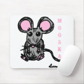 Cute Mooska Mouse Mousepad Muismat (Met muis)