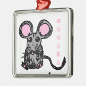 Cute Mooska Mouse Ornament (Links)