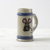 Cute Mooska Mouse Stein Bierpul (Voorkant rechts)