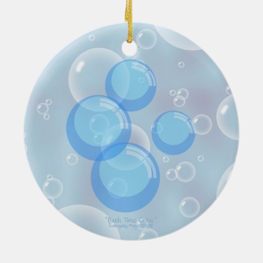 Cute Morkie Puppy Dog Funny Round Ornament (Achterkant)