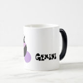 *~* Cute Morphing Gemini Astrology Horoscope Sign. Magische Mok (Voorkant rechts)