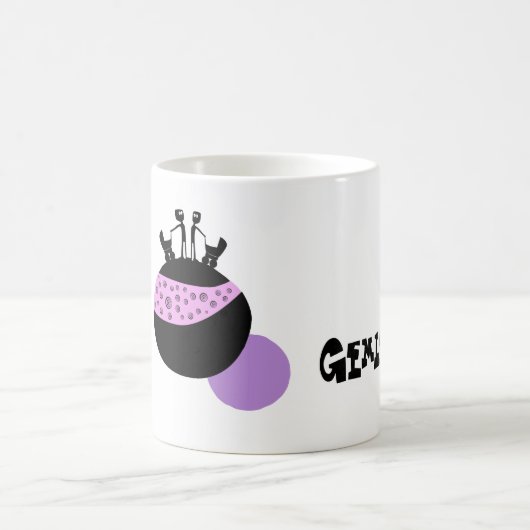 *~* Cute Morphing Gemini Astrology Horoscope Sign. Magische Mok (Center)